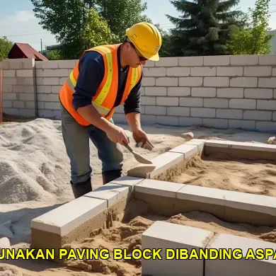 Kelebihan Menggunakan Paving Block: Lebih Efektif dan Estetis Dibanding Aspal